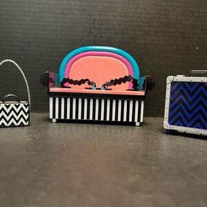 LOL SURPRISE  FURNITURE + ACCESSORIES couch purse suitcase